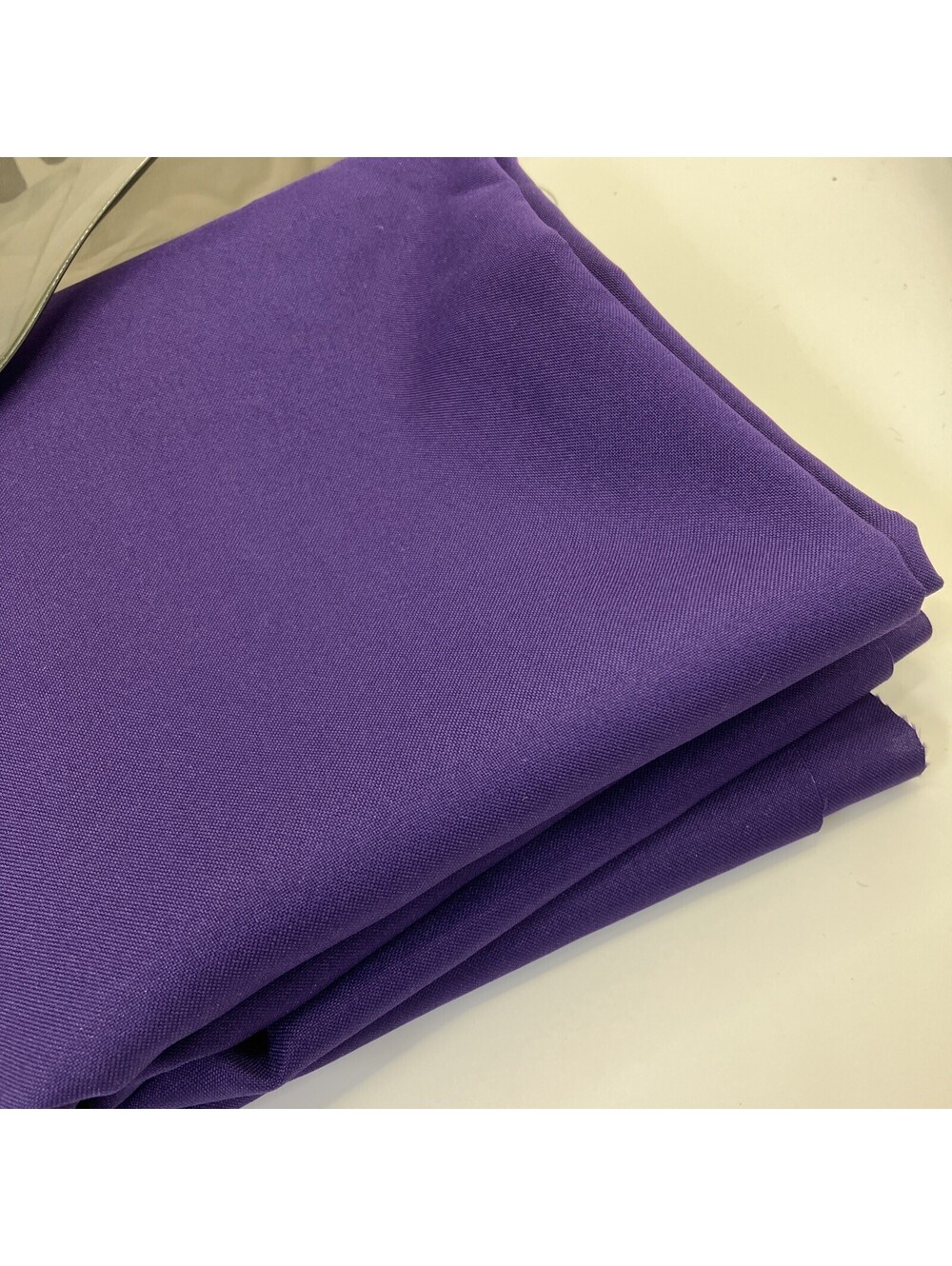 Dark Purple Polyester Fabric For Sewing And Crafts Shiny 60x64